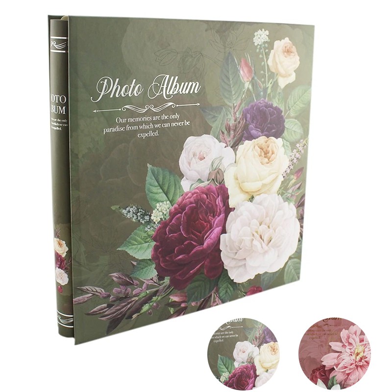 Album foto Peonies Flowers format 10x15, 500 fotografii, 31x35 cm Roz - imagine 11
